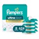 thumbnail image 1 of Pampers Ultraclean Baby Wipes, Unscented, Fragrance Free, 624 unidades, 1 of 3