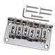 thumbnail image 2 of 6 cuerdas de la guitarra rodillo puente de silla de montar cordal para guitarra eléctrica plata, 2 of 4