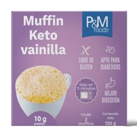 P&M Foods - Muffin Keto Sabor Vainilla