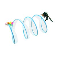 Ioensy - Gatito Túnel Tubo Interactivo Gato Juguete Gatito Ejercicio Plegable Gato Túneles Azul