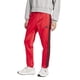 thumbnail image 1 of Pantalones deportivos adidas de tricot con 3 rayas, cónicos, para hombre, color rubí puro, 1 of 5