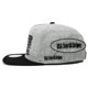 thumbnail image 3 of Gorra de Béisbol Flipper 3D Brillante con Bandera de EE.UU. Snapback Gris, 3 of 8