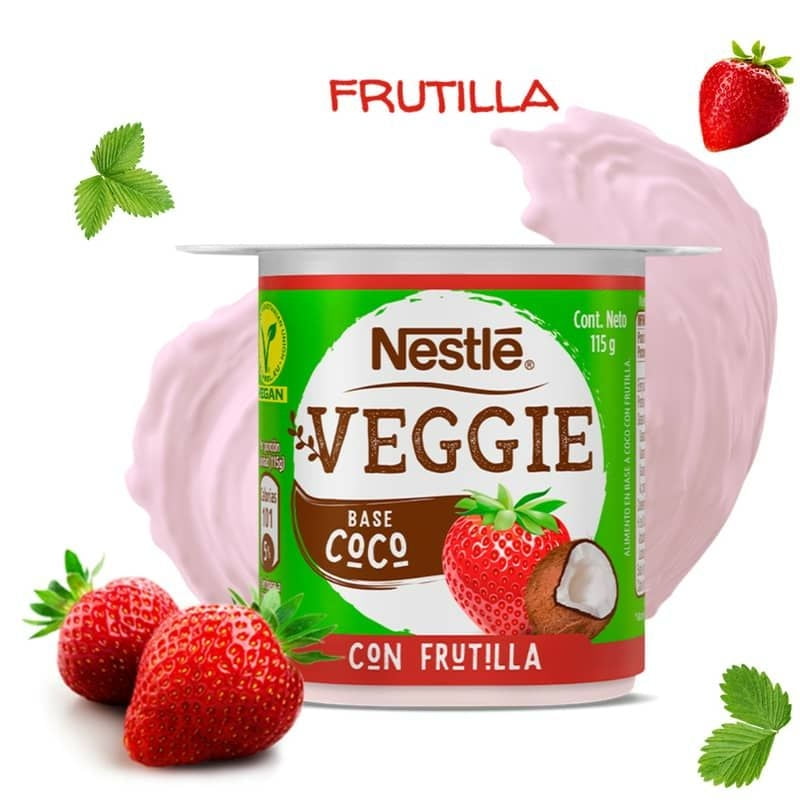 Alimento De Coco Frutilla 115 g Nestlé Veggie