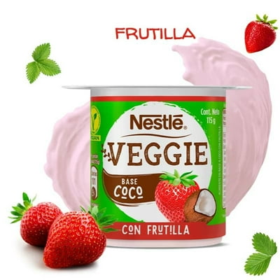 Alimento De Coco Frutilla 115 G Nestlé Veggie