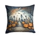thumbnail image 1 of Cojín Cat Cemetery Halloween 14 X 14, 1 of 6