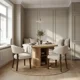 thumbnail image 3 of Mesa Comedor France Extendible 110-150cm Con Almacenamiento Marrón Claro, 3 of 8