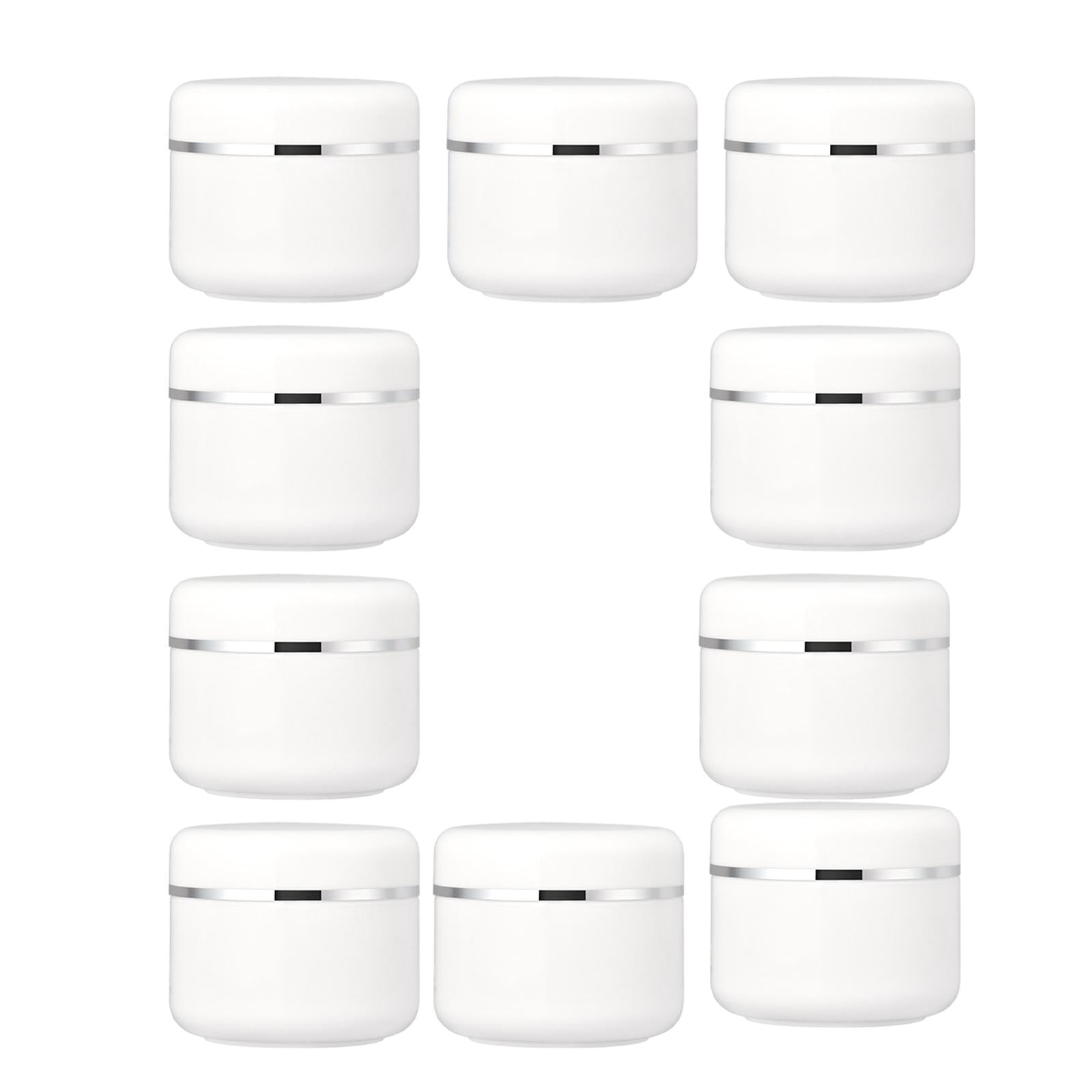 Magideal - Frascos De Plástico, Envases Vacíos De Maquillaje Con Tapa, Envase Cosmético Reutilizable Para Lociones Líquidas , Cremas Cosméticas , 50 Gramos