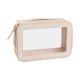 thumbnail image 3 of Neceser Mujer Ni?a Regalo Bolsa De Maquillaje Transparente Para Pinceles De Maquillaje Esenciales Beige Blanco, 3 of 5