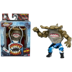 Figura De Acción Mattel Street Sharks Jab, 15 Cm, Serie De Televisión De Los 90