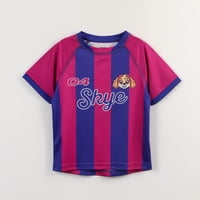 Polera Manga Corta Niña Fucsia Fútbol Paw Patrol