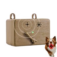 Xusx111 - Dispositivo Anti Ladrado Para Perros, Disuasivos De Corteza Sónica, Dispositivo De Control De Ladrado Ultrasónico Para Perros De 50 Pies, (Mocha Brown)