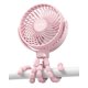 thumbnail image 1 of Ventilador de cochecito Coohea - Batería con clip, recargable por USB, color rosa, 1 of 7
