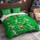 thumbnail image 1 of Warner Bros Collaboration Set of Duvet Cover Featuring Bugs Bunny And Lola Celebrating a Joyful Christmas with Festive Cartoon Character Designs Innovative Cart, 1 of 1