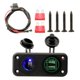 thumbnail image 4 of Car Auto Motocicleta 12V 24V Cargador USB Panel De Enchufe Para Barco Marino ATV, 4 of 5