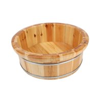 Ioensy - Lavabo Para Pies De Madera, Suministro Para El Hogar, Lavabo Para Remojo De Pies, Bañera, 16X44Cm B