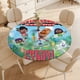 thumbnail image 4 of ¡Presiona inicio!-theme Fitted Round Tablecloths Elastic Edged Table Covers Waterproof Table Cloth for Kitchen Holiday Party Tables Decor 120cm, 4 of 6