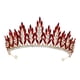thumbnail image 1 of Tiara De Boda, Dije, Regalo, Pinza Para El Pelo, Diadema Para Cumpleaños, Graduación, Niñas, Estilo A, Dorado Y Rojo, 1 of 3