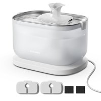 Fuente De Agua Para Gatos Petlibro, Acero Inoxidable, 2,5 L, Inalámbrica