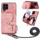 thumbnail image 1 of Funda Tipo Cartera con Correa Cruzada para Samsung Galaxy A12 5G Protección Contra Golpes Rosa, 1 of 5
