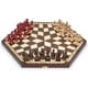 thumbnail image 1 of Juego de ajedrez Husaria de madera para tres jugadores, 54 cm con tablero, 1 of 3