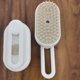 thumbnail image 2 of Pet Steam Groomer Peine 2pcs, 3 en 1 cepillo de vapor de gato cepillos vaporosos de pelo de mascota, herramienta de peine de cuidado para la eliminación del pelo de mascotas con vapor para e, 2 of 3