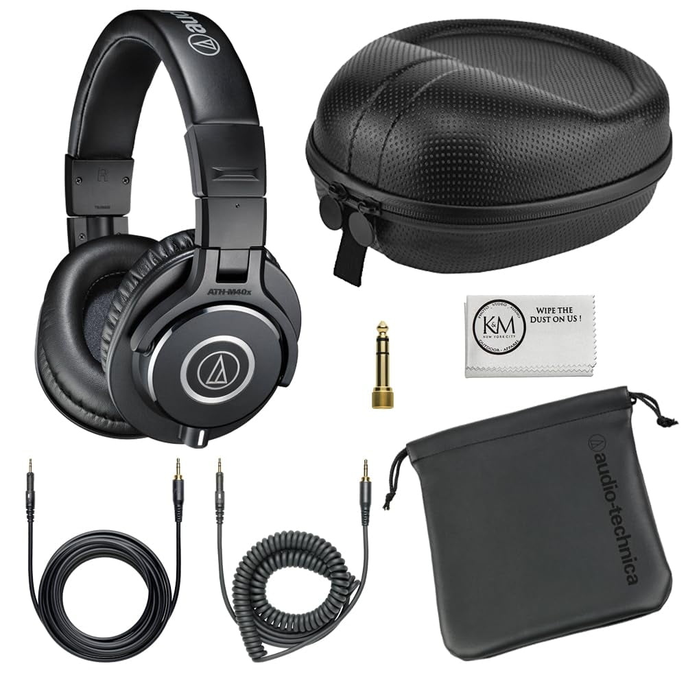 Auriculares Audio-technica Ath-m40x Studio Monitor Bundle