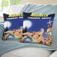 thumbnail image 3 of Funda de Almohada de Terciopelo Astérix y Obélix El Gran Combate 56x56 cm Desmarcar, 3 of 6