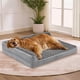 thumbnail image 1 of Cama ortopédica para perros Aeroluxe en forma de L para perros grandes, 42 x 30 x 7,5 cm, 1 of 9