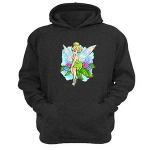 Genérico - Polerón Canguro Campanita Gris Oscuro Talla Xs Unisex