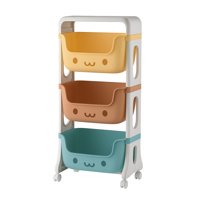 Glowup - Mueble Organizador Juguetes Niños Con 3 Contenedores