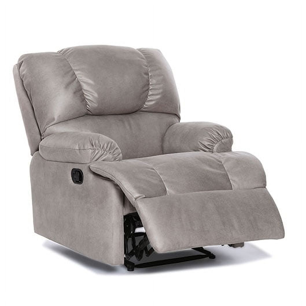 Latam Home - Bergere Perugia 1 Cuerpo Cuero Kentucky Gris