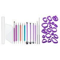 Magideal - Pendientes De Arcilla Polimérica Portátiles, 32 Uds., Herramientas De Corte, Colgante Hecho A Mano, Bricolaje, Cerámica, Fondant, Fiestas, Hornear, De