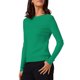 thumbnail image 4 of INSPIRE CHIC Suéteres de Mujer con Cuello de Barco y Manga Larga, Tops de Punto Casual XL Verde, 4 of 6