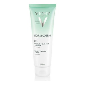 Vichy Normaderm, Exfoliante, Limpiador Y Mascarilla 125 Ml