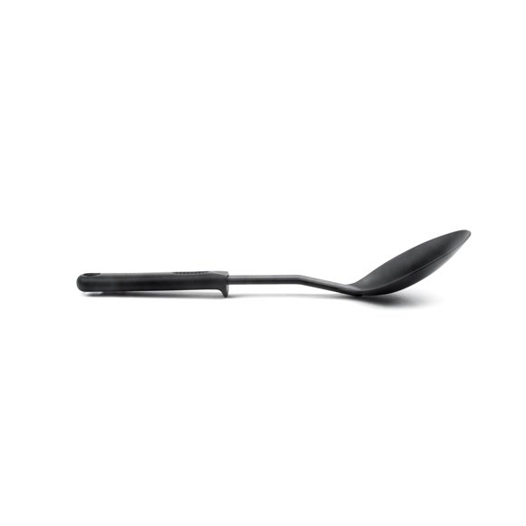 Cuchara Fox Run de nailon negra, 12,5 x 2,75 x 1,25 pulgadas