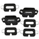 thumbnail image 1 of 100x Máscaras faciales desechables universales Cubierta para los ojos Suave y cómoda Máscara para auriculares Máscara Máscaras para los ojos, Negro, 1 of 5