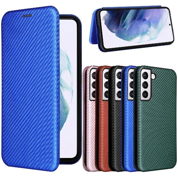 Funda Flip para FOXDOCK Samsung Galaxy S22 Plus - Funda magnética de negocios, funda protectora delgada