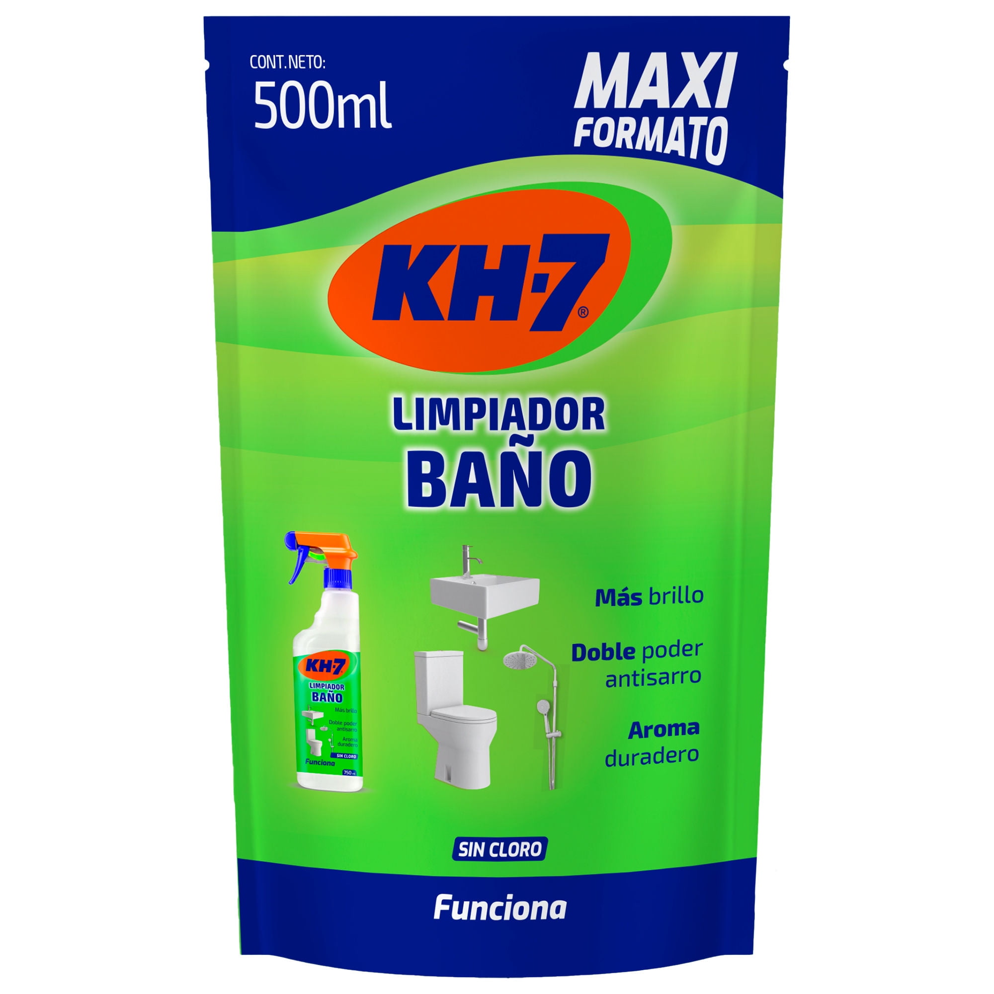 Limpiador Baño Líquido Recarga Doypack 500 ml KH-7