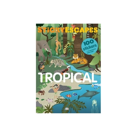 Libro Stickyescapes - Tropical