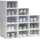 thumbnail image 5 of Organizadores De Zapato Apilable Caja 6 Unidades Blanco, 5 of 6