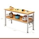 thumbnail image 4 of Mesa de cocina organizadora 2 niveles metal y madera clara - Blanca, 4 of 4