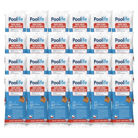 Shock para alberca POOLIFE Rapid Shock hipoclorito de calcio 1 lb x 24