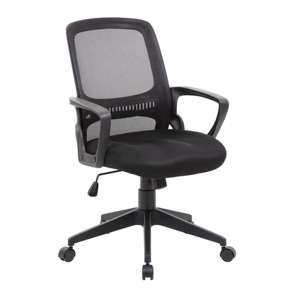 Silla de oficina Boss Office Products para tareas, negra