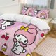 thumbnail image 1 of Sanrio Quilt Set Thicken Soft 3 Pieces Bedding Set All Season Duvet Cove with 2 Pillowcases for Adult Women Girls Teens Home Room Decor, 1 of 5