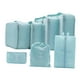 thumbnail image 3 of 7 Piezas Cubos De Embalaje Portátiles Organizadores De Viaje Para Cosméticos De Viaje Zapatos Azul Claro, 3 of 5