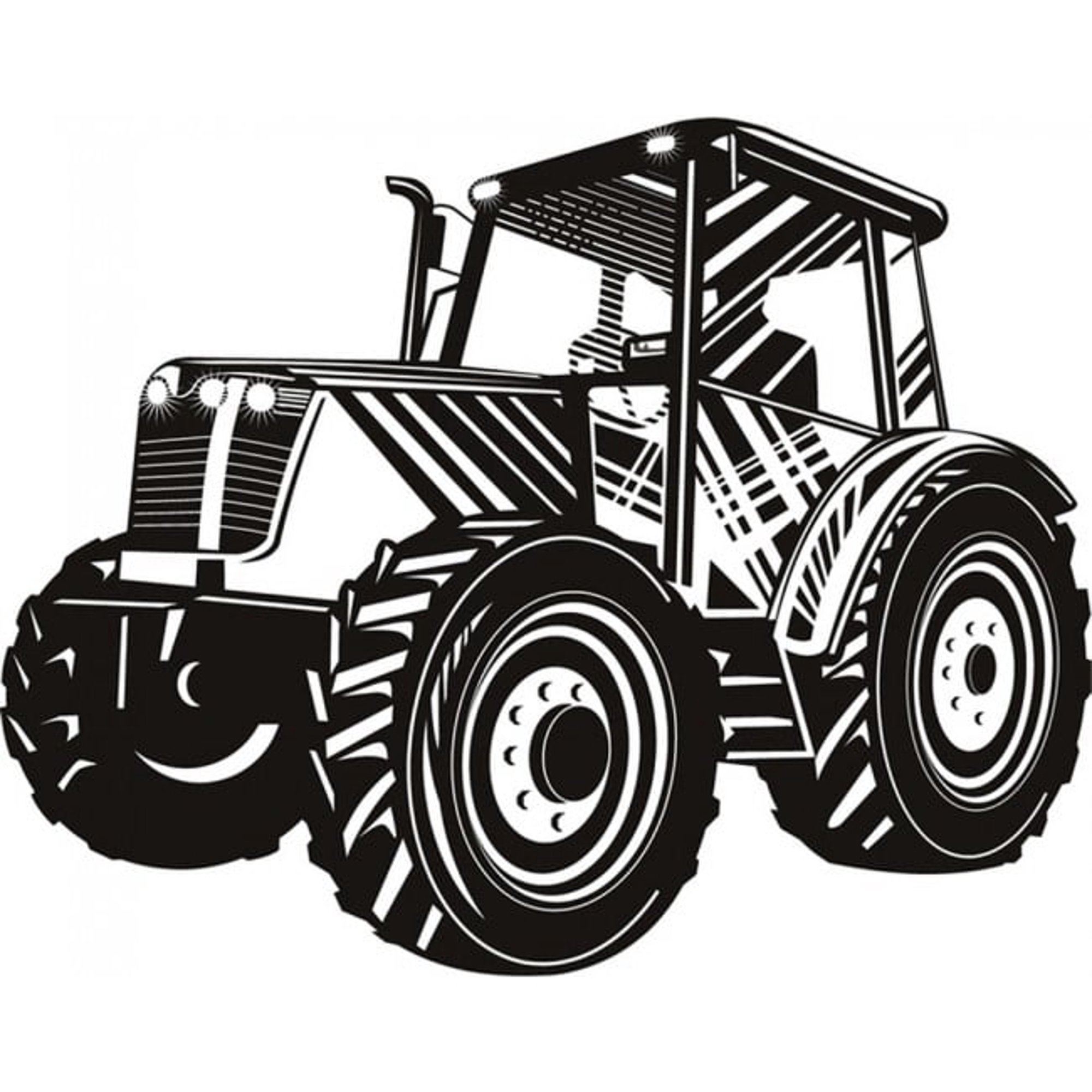 Rienda Libre Graphics - Decomural Tractor Farm Vehicle Ws-17866