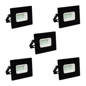 Hb Led - Pack 5 Proyector De Área Led 10W Frío Certificación Sec