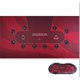 thumbnail image 1 of Mantel de mesa de póker Luckin Sports 274 cm x 142 cm Rojo, 1 of 5