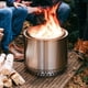 thumbnail image 3 of Brasero Sin Humo Acero Inoxidable 50cm Chimenea sin Humo de para Exteriores, portátil sin Humo para Camping con Bolsa de Viaje, Estufa de leña de Acero Inoxidable para Patio Trasero y Patio, 3 of 8