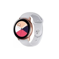 Genérico - Correa Compatible Samsung Watch Active 1 & 2 Gris Claro 20Mm